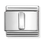 Nomination Composable Classic Link 330113/09 Letter I in 925 Silver